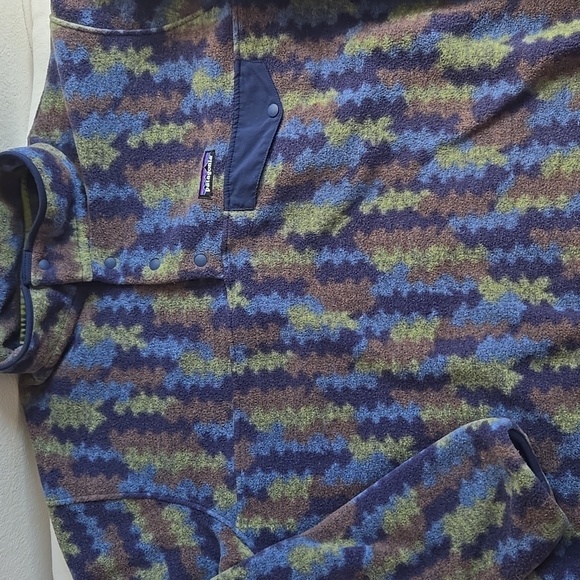 Patagonia Synchilla Pullover Snap Fleece Men’s XXL Climbing Trees Print - Picture 2 of 12